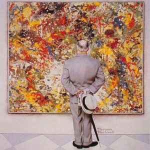 نورمن راکوِل / Norman Rockwell "The Connoisseur" 1962 | AR