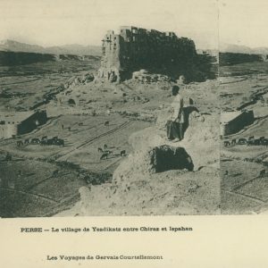 یک کارت پستال استریوگراف موزه‌ی لوور پاریس
