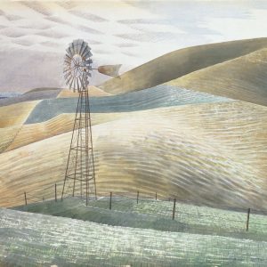 اریک راویلیوس چرخ آبی ERIC ravilious waterwheel-1934