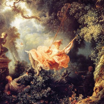 ژان اونوره فراگونار تاب jean honore fragonard/اقتباس/ فراگونار/ کتاب بارون درخت‌نشین/تابلوی تاب اثر فراگونار/تابِ فراگونار