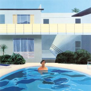 دیوید هاکنی پرترهی نیک وایلدر david hockney