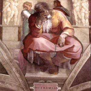 میکل آنژ ارمیای نبی michelangelo the prophet jeremiah