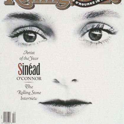 طرح جلد نشریه‌ی رولینگ استون rolling stone sinead o'connor