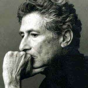 عکسی از ادوارد سعید، روشنفکر فلسطینی.