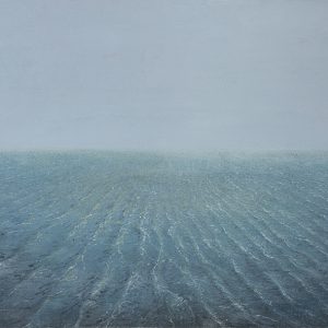 اثری از مجموعهی «دریابار»، در گالری زیرزمین دستان، مقداد لرپور.