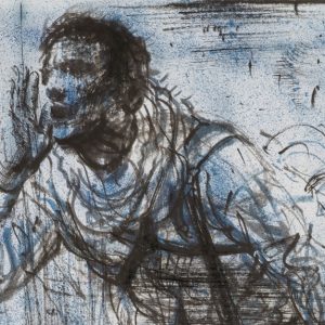 Omid Moshksar, Untiled, ink on paper, 70x50 cm, 2018