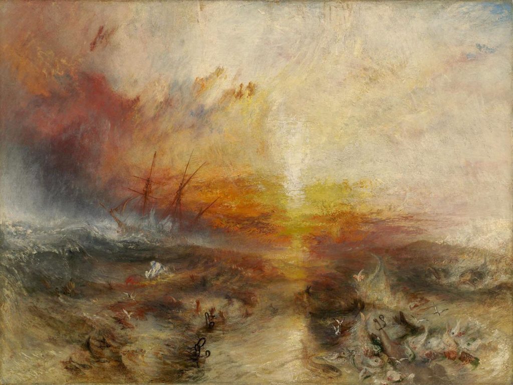 Joseph Mallord William Turner, Slave Shipکشتی بردگان اثر ویلیام ترنر