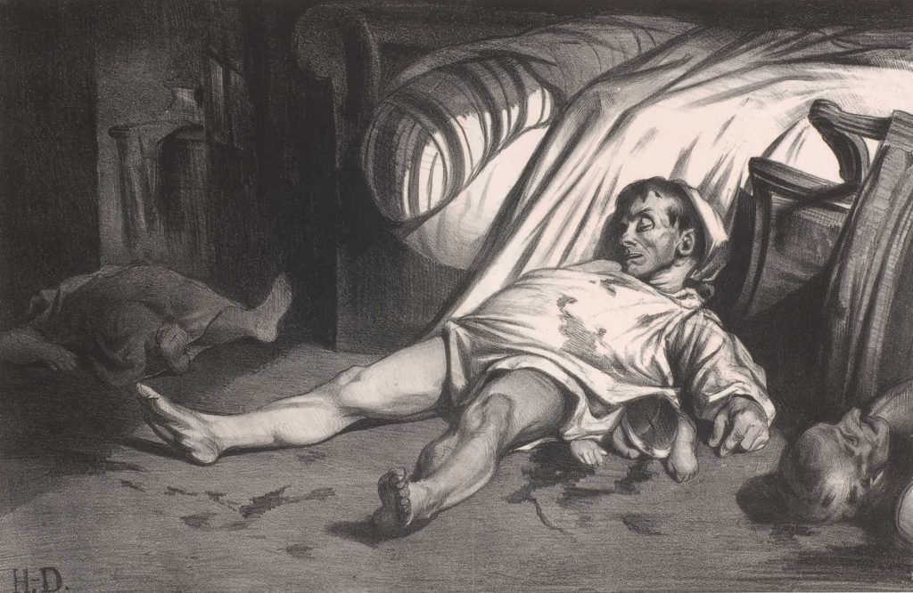 .honoré daumier، Rue Transnonain,1834