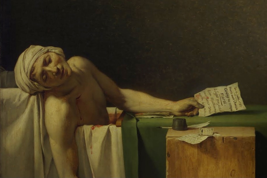 Death of Marat, Jacques-Louis David, 1793