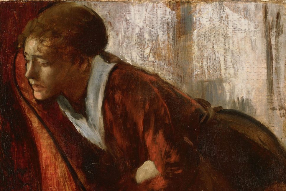 Melancholy by Edgar Degas, 1874)۲(