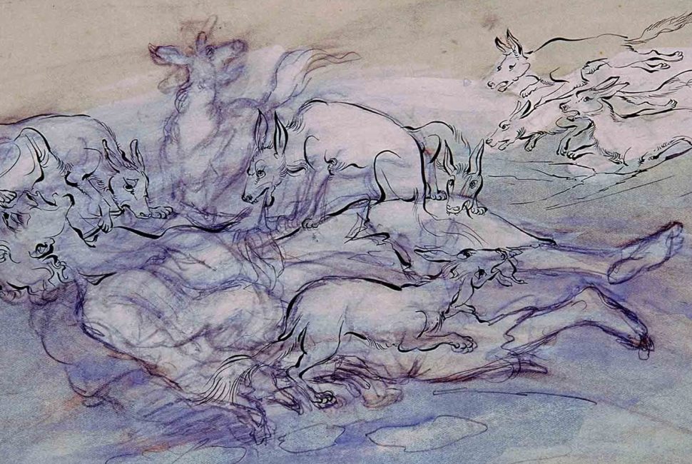 نگارگری نو، هنر نوگرای ایران، حسین بهزاد، قحطی بزرگ