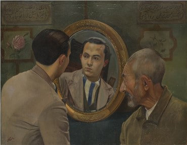 میر مصور ارژنگی (متولد ۱۲۶۰)، پرترهی پسر هنرمند و باغبانش، 1318