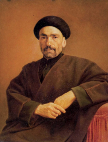 کمالالملک، پرتره سیدنصراله تقوی، رنگروغن روی بوم، 1289