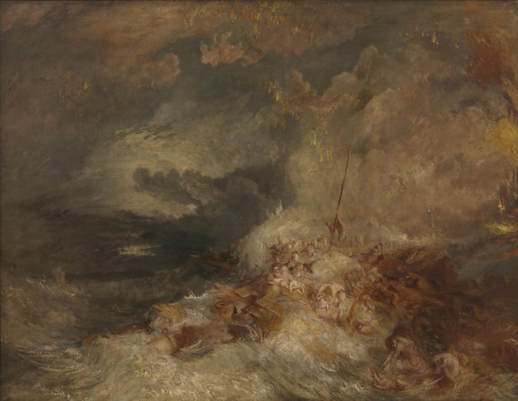 A Disaster at Sea ?c.1835 Joseph Mallord William Turner 1775-1851 Accepted by the nation as part of the Turner Bequest 1856 http://www.tate.org.uk/art/work/N00558 / ترنر / جهان مدرن / فاجعه ای در دریا