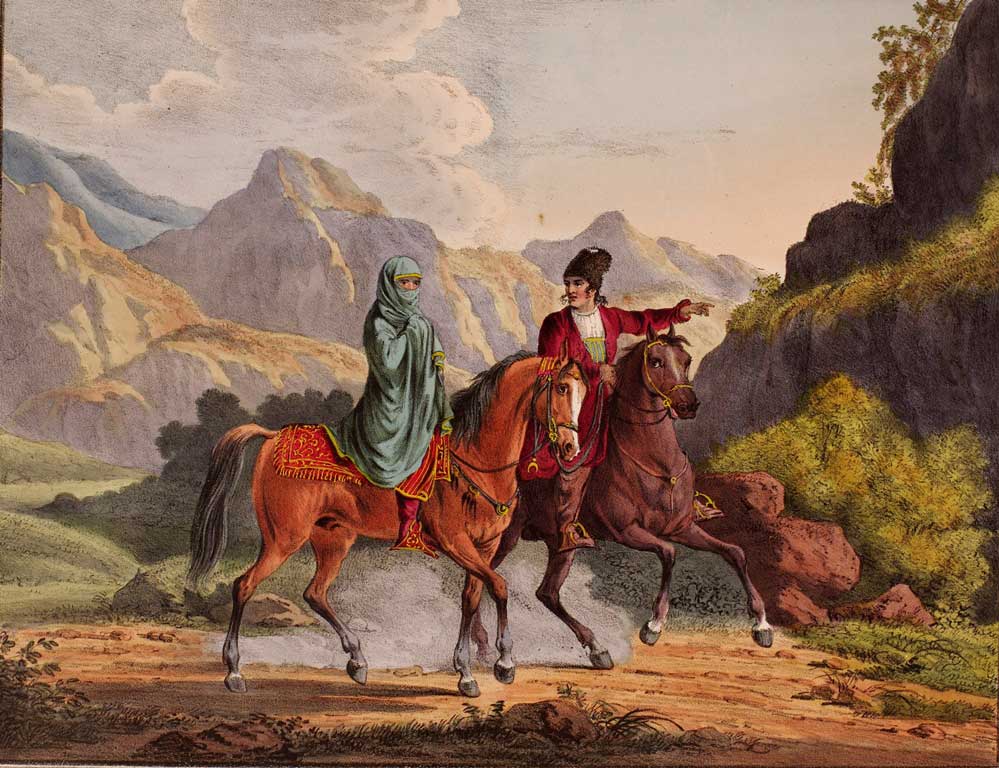 الکساندر اورلوفسکی، پارسیان، ۱۸۲۱، لیتوگرافی