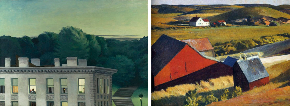 خانه-در-غروب-1935-انبار-کاب-و-خانه-ای-در-دوردست-1931