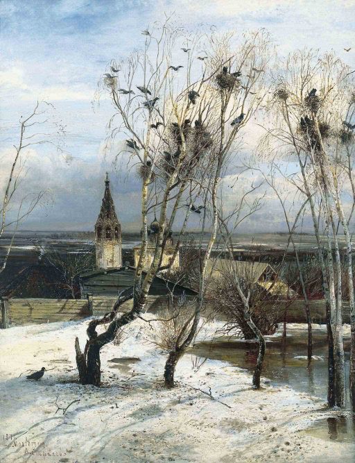 زاغ‌ها بازگشته‌اند (1871)، آلِکسِی ساوراسوف