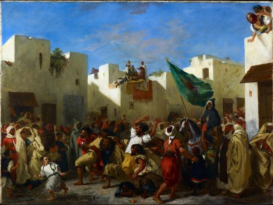 Eugene-Delacroix-Convulsionists-of-Tangier-1837
