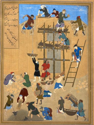 Kamal ud'din Bihzad, 1494-1495 C.E. کمال‌الدین بهزاد، سازندگان کاخ خورنق، ۸۹۸ ه.ق