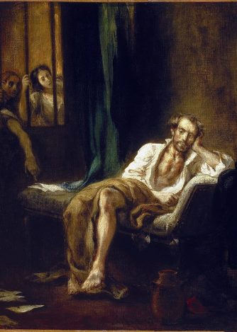 Tasso in the Madhouse, 1839 - Eugene Delacroix