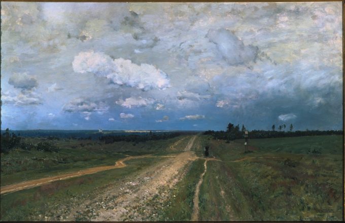 The Vladimirka Road (1) The Vladimir's road, 1892 - Isaac Levitan
